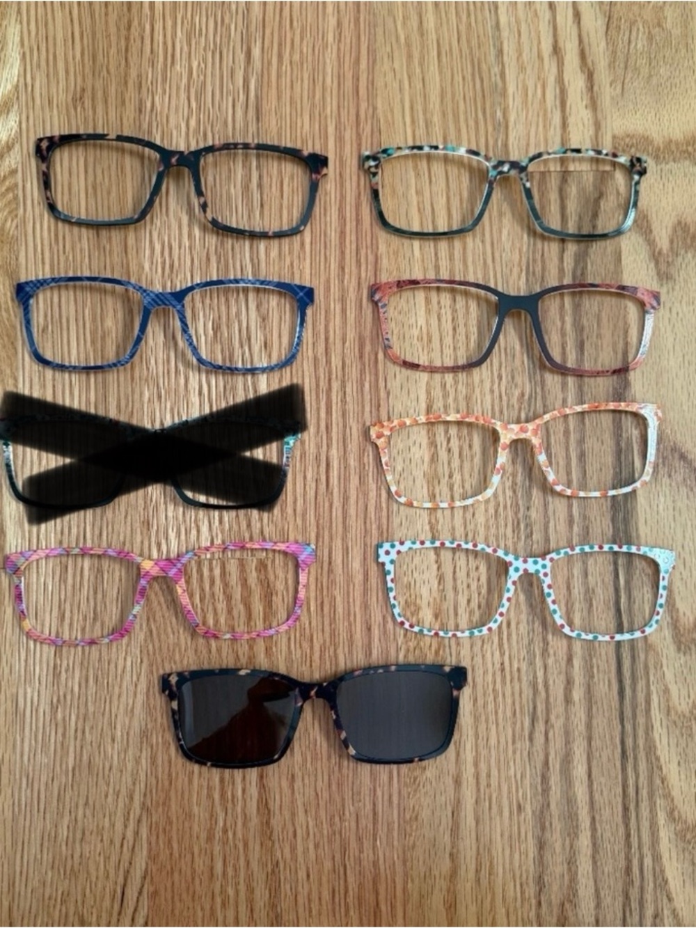 Lot of 8 Top Frames For Pair Eyewear "Kirby" Style Glasses!!!